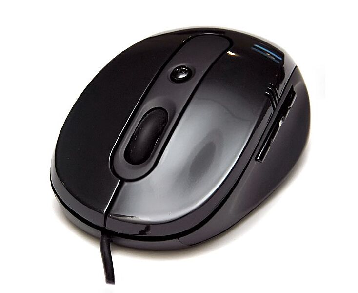 Мышь De Tech DE-5053 G Rubber&Shiny Black