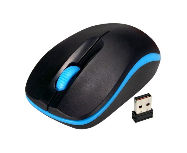 Беспроводная мышь:De Tech DE-7097 W Black/blue