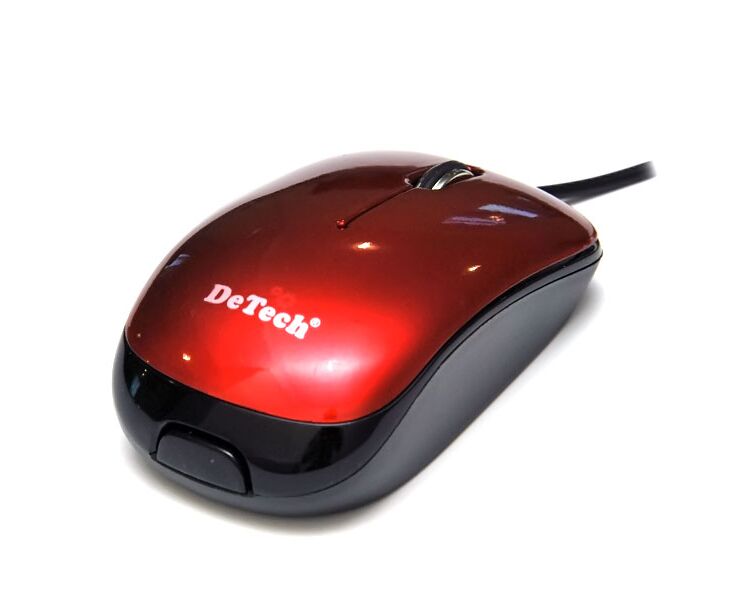 Мышь De Tech DE-2059 Shiny Red