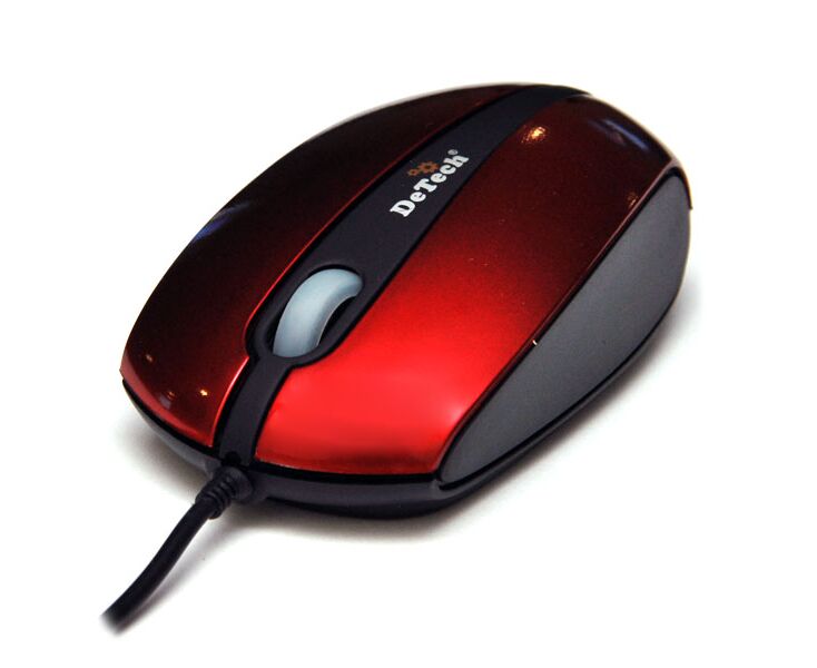 Мышь De Tech DE-2096 Shiny&Rubber Black