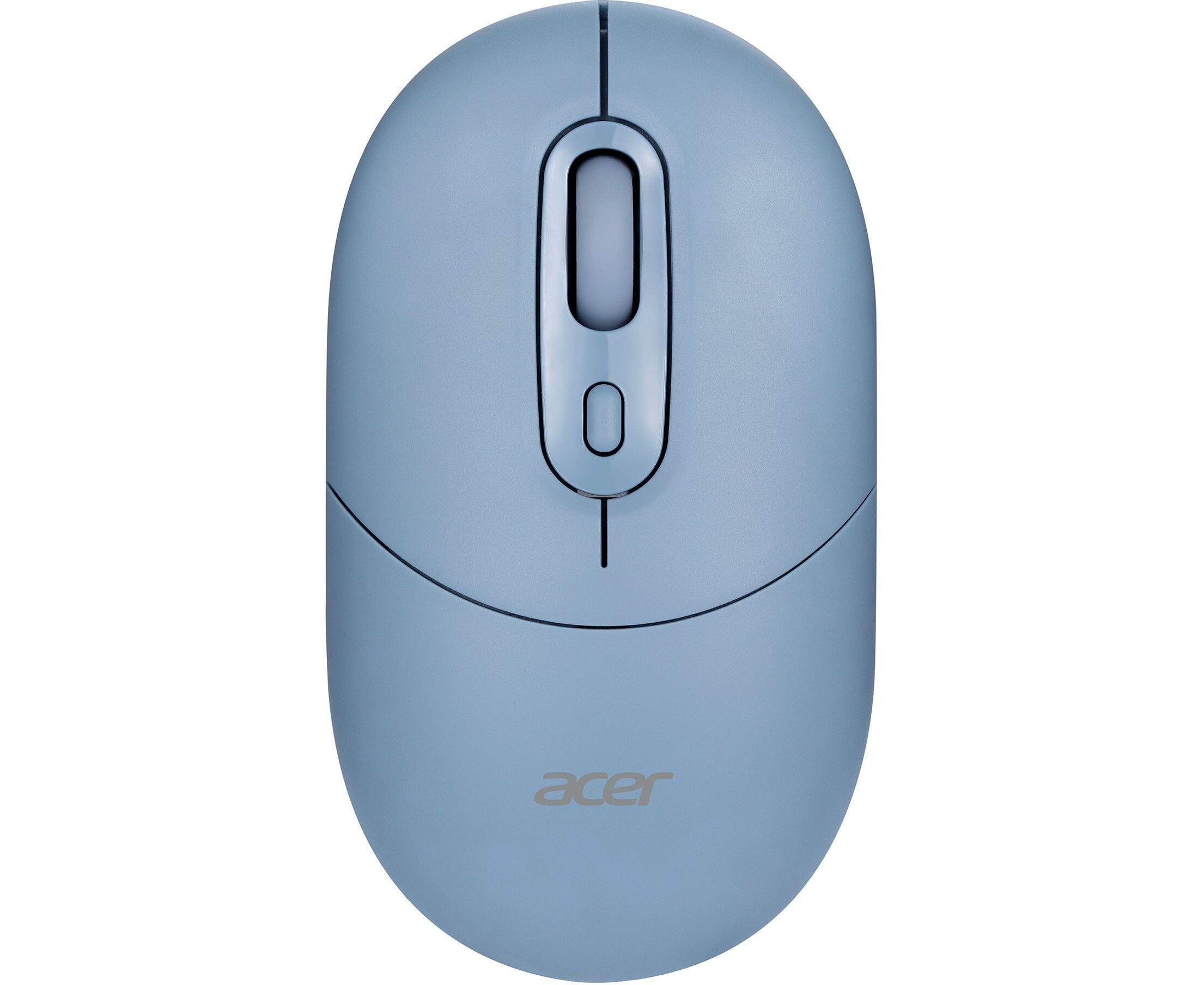 Мышь Acer OMR301 синий оптическая (1600dpi) беспроводная BT/Radio USB (4but)