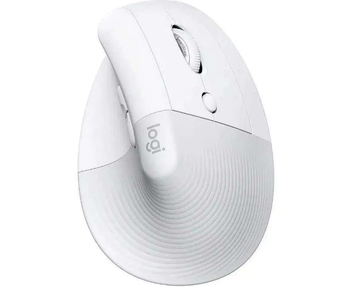 Мышь беспроводная Logitech Lift Vertical Ergonomic White/Pale Grey (910-006480)