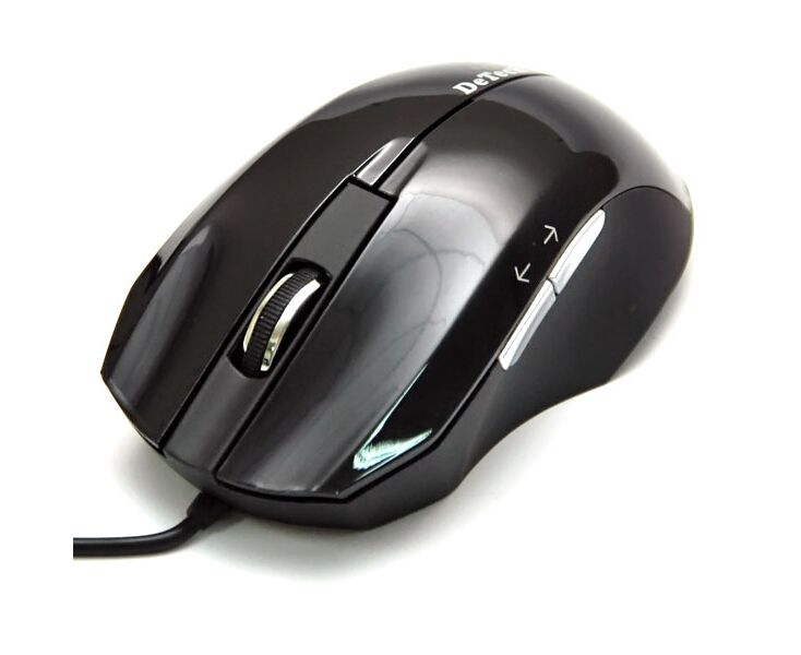 Мышь De Tech DE-5042 G Shiny&Rubber Black