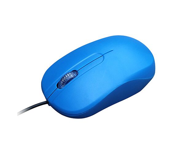 Проводная оптическая Мышь:De Tech DE-3059 Blue
