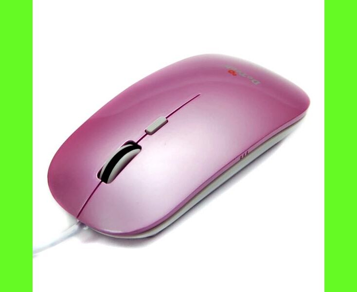 Проводная оптическая Мышь:De Tech DE-5022 G Shiny Purple