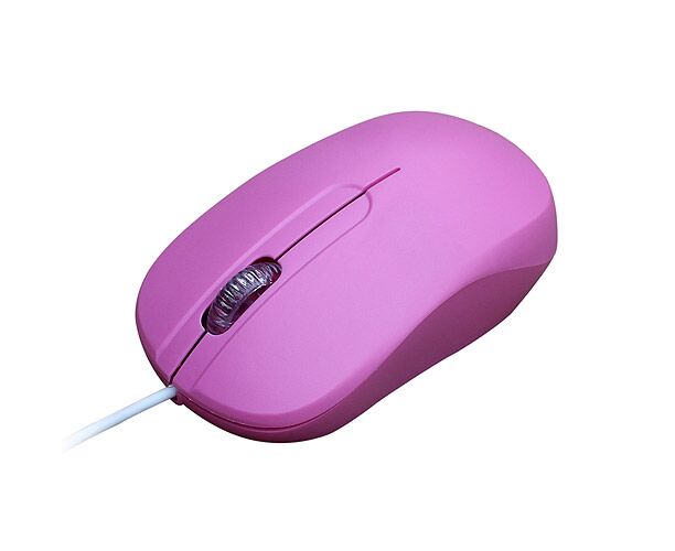 Проводная оптическая Мышь:De Tech DE-3059 Pink