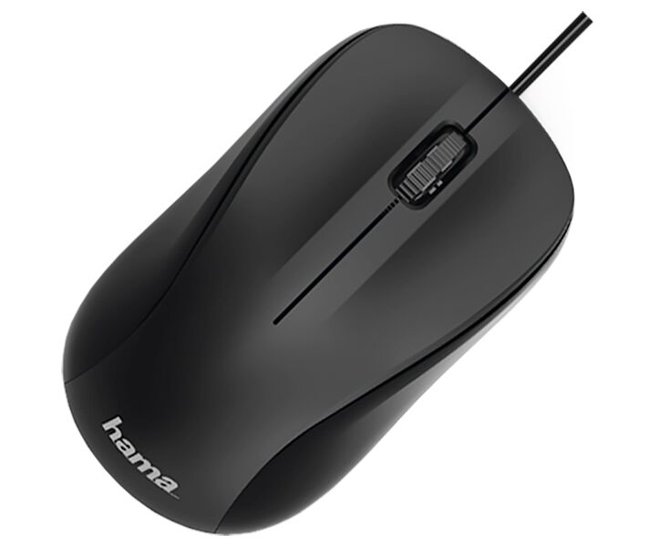 Мышь Hama MC-300 черный оптическая (1200dpi) USB (3but)