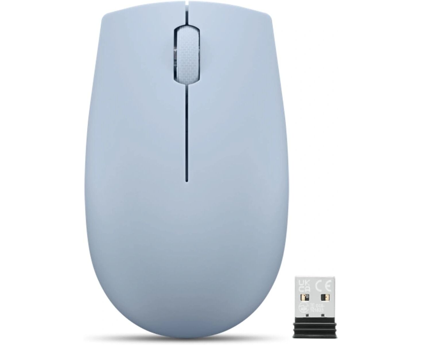 Мышь Lenovo 300 (GY51 L15679) Wireless Compact светло-голубой оптическая 1000dpi беспроводная