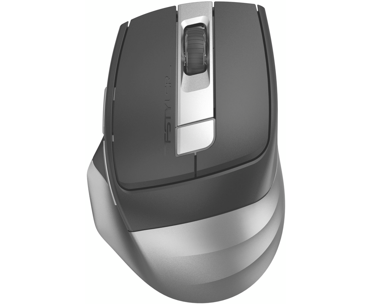 Мышь A4 Tech Fstyler FB35 CS серый/черный оптич. 2000dpi silent беспров. BT/Radio USB 5but (FB35 CS USB