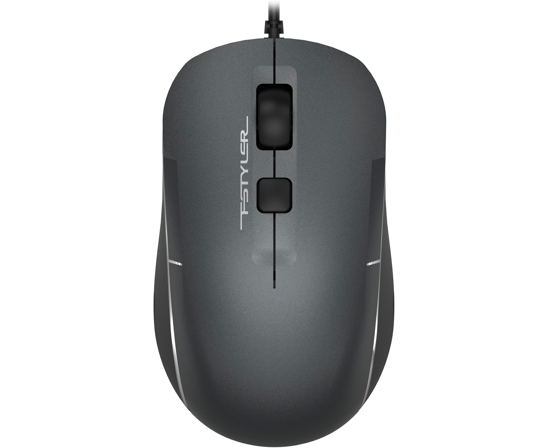 Мышь A4 Tech Fstyler FM26 S (FM26 S USB (Smoky Grey)) серый/черный оптическая 2000dpi