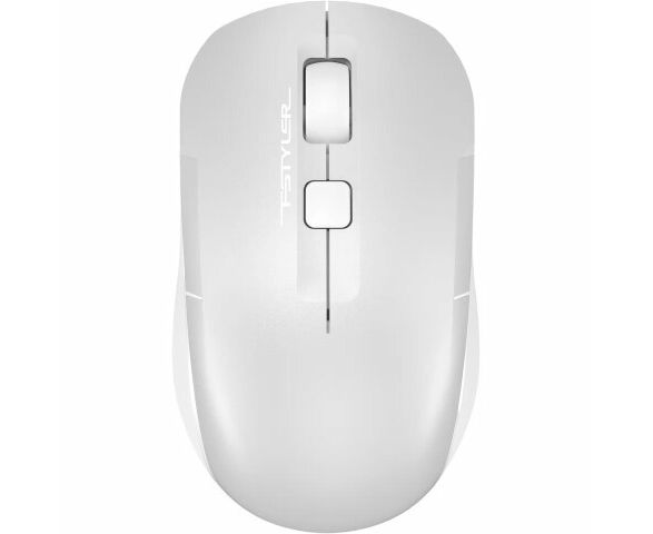 Мышь A4 Tech Fstyler FB26 CS Air2 серебристый/белый