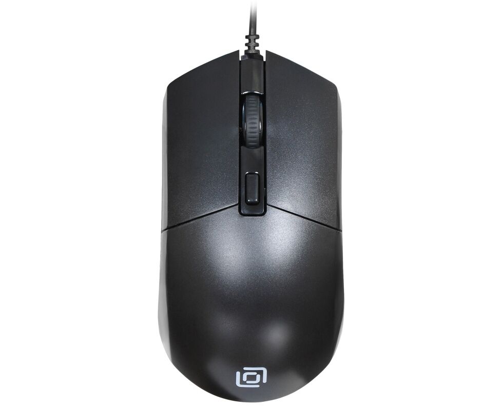 Мышь проводная Oklick 207 M, оптическая, USB, 2400dpi, черный