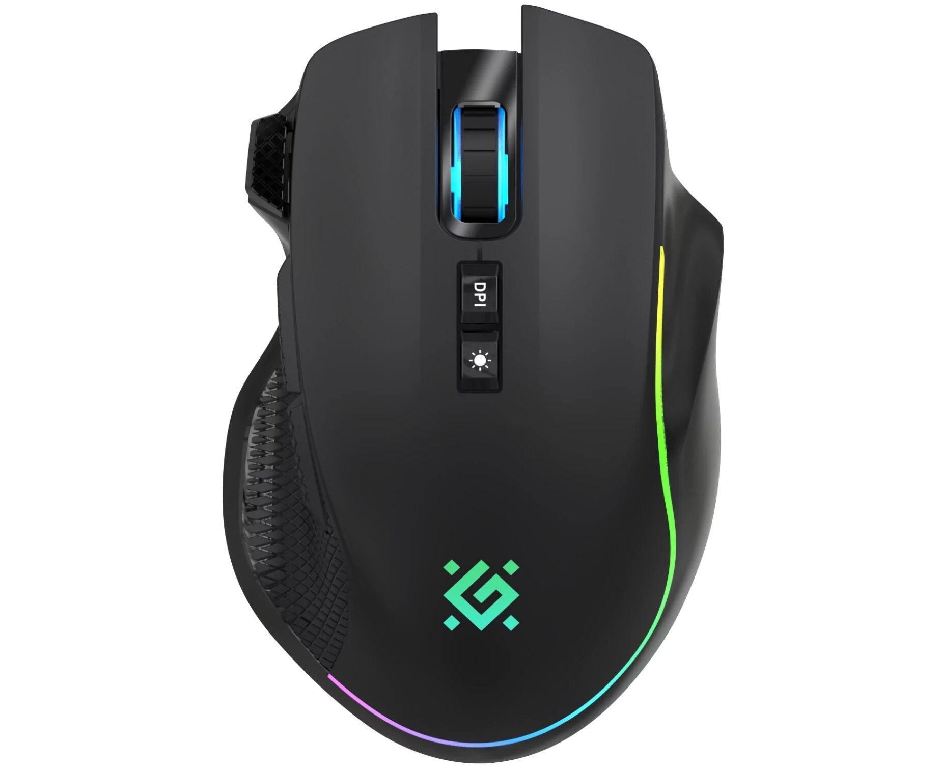 Мышь игровая беспроводная DEFENDER Immortal GM-421 чер,8 D,10000dpi,3в 1,400m Ah,RGB (52421)