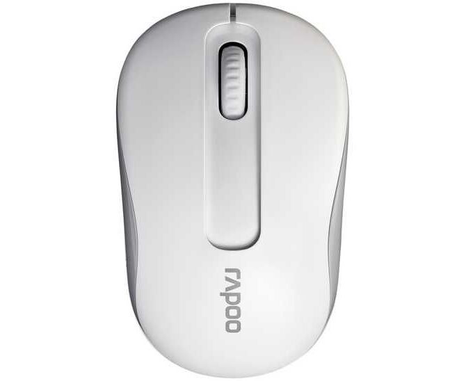 Мышь Rapoo M10 Plus белый оптическая (1000dpi) беспроводная USB (2but)