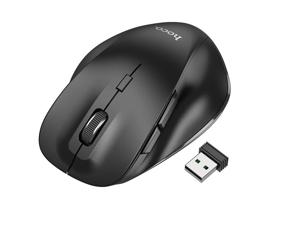 Мышь HOCO GM24 Mystic six-button dual-mode business wireless mouse (черный)