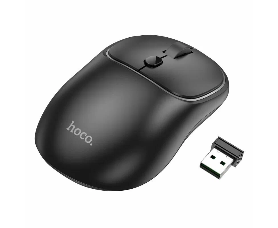 Мышь HOCO GM25 Royal dual-mode business wireless mouse (dark night black)