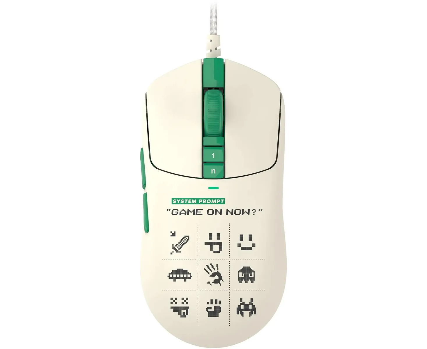Мышь A4 Tech Bloody W72 Ultra Pixels Green рисунок/бежевый/зеленый оптич. 20000dpi USB 6but (W72 ULTR W72 ULTRA