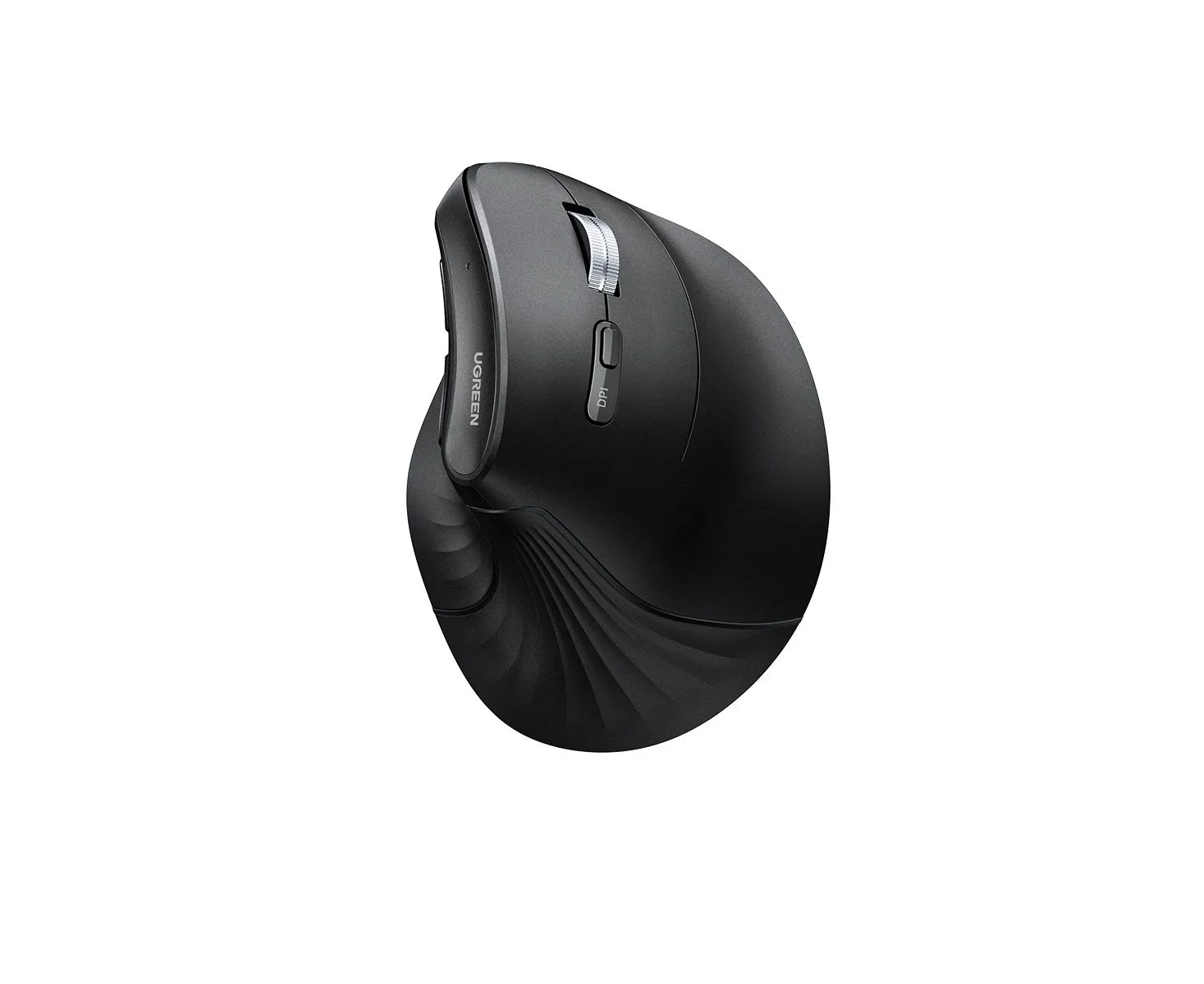 Беспроводная мышь UGREEN MU008 S (85081) Multi-mode Wireless Vertical Mouse 2.4 G Hz BT черный