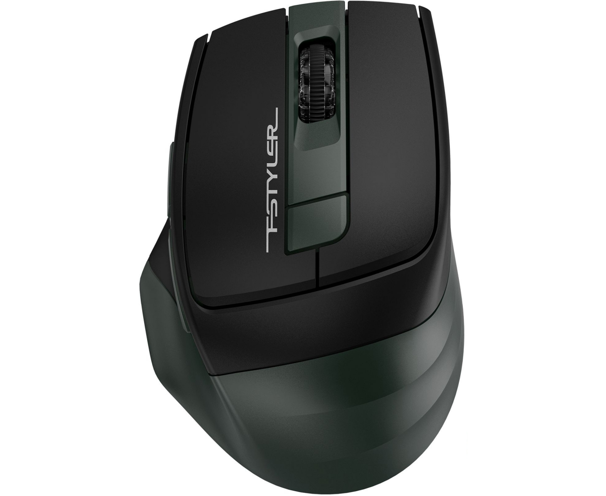 Мышь A4 Tech Fstyler FB35 S (FB35 S USB Midnight Green) темно-зеленый/черный оптическая 2000dpi беспроводная BT