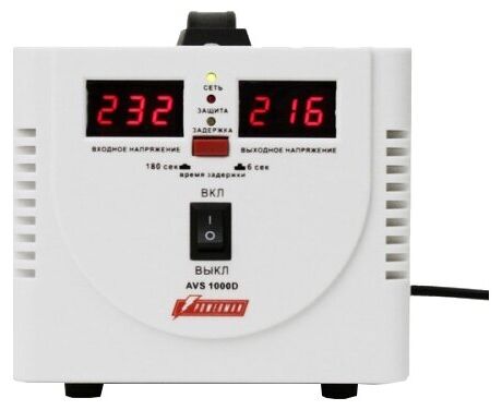 Стабилизатор POWERMAN AVS 1000 D White