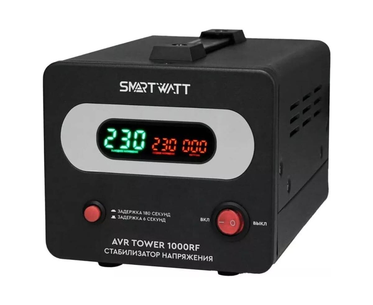 Напольный стабилизатор напряжения SMARTWATT AVR TOWER 1000 RF
