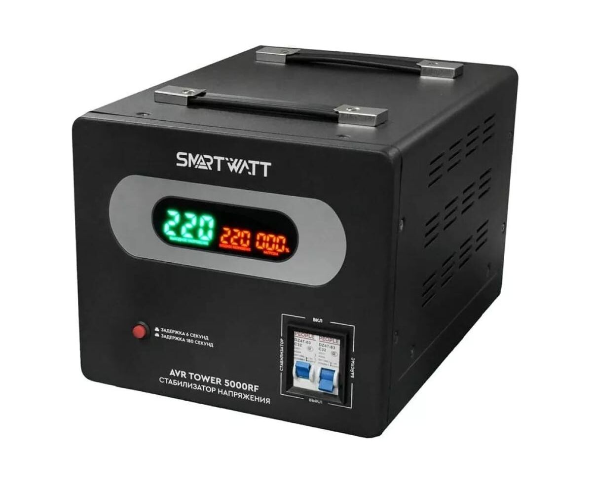 Напольный стабилизатор напряжения SMARTWATT AVR TOWER 3000 RF