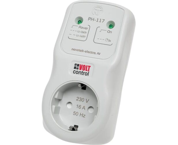 Реле напряжения Новатек-Электро Volt Control РН-117