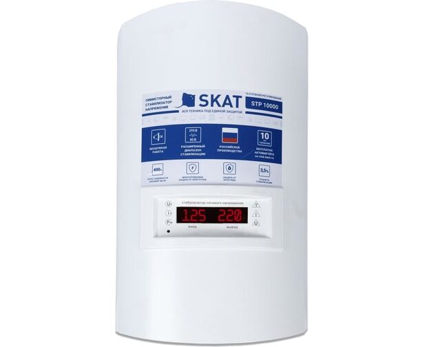 Стабилизатор напряжения БАСТИОН Skat STL 10000 исп.Н белый