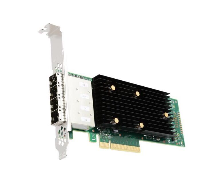 Контроллер ACD 9400-16e PC Ie 3.1 x8 LP, Tri-Mode SAS/SATA/NV Me 12 G HBA, 16port(4*ext SFF8644), 3416 IOC (аналог Broadcom 9400-16e)