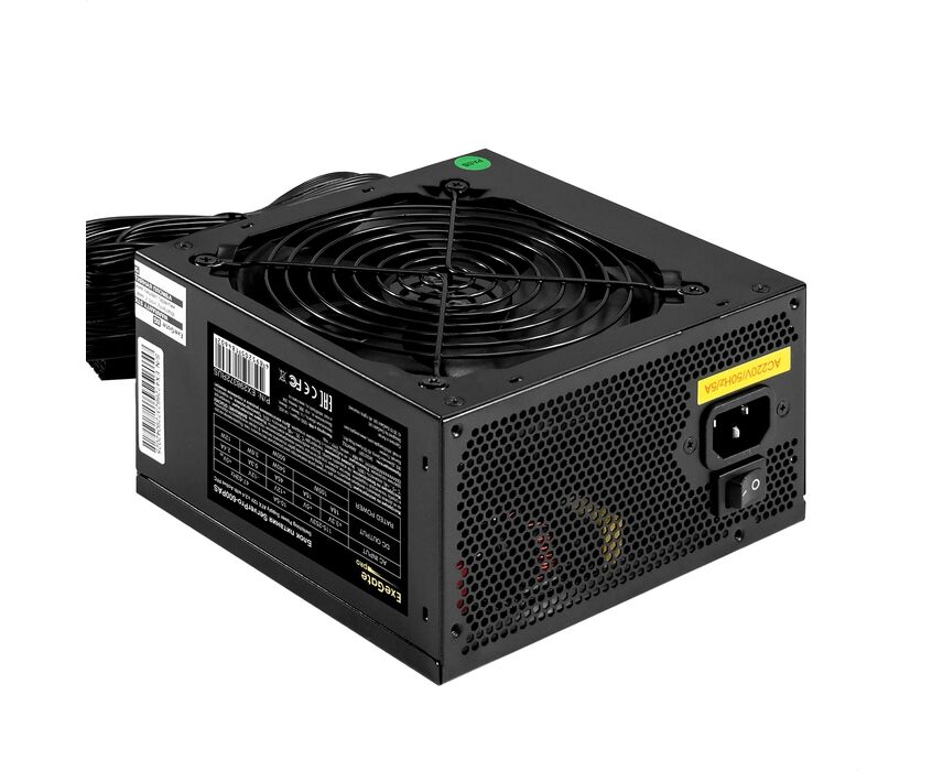 Блок питания Exe Gate Server PRO-600 PAS EX298372 RUS 600 W (ATX, APFC, КПД 80 проц. (80 Plus), 12cm fan, 24pin, 2x(4+4)pin, 4x PCI-E, 6x SATA)