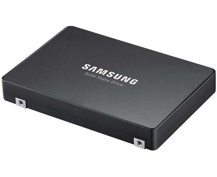 Серверный SSD Samsung 1920 GB MZILT1 T9 HBJR-00007 PM1643a 2.5" SAS 12 Gb/s TLC R/W 2100/1800 MB/s R/W 430 K/60 K IO Ps DWPD1 5 Y