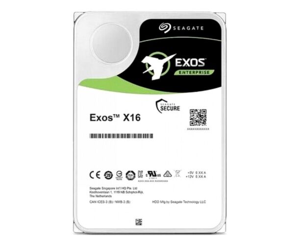 SEAGATE HDD Server Exos X16 HDD 512 E/4 KN (3.5', 16 TB, SAS 12 Gb/s / 7200rpm)