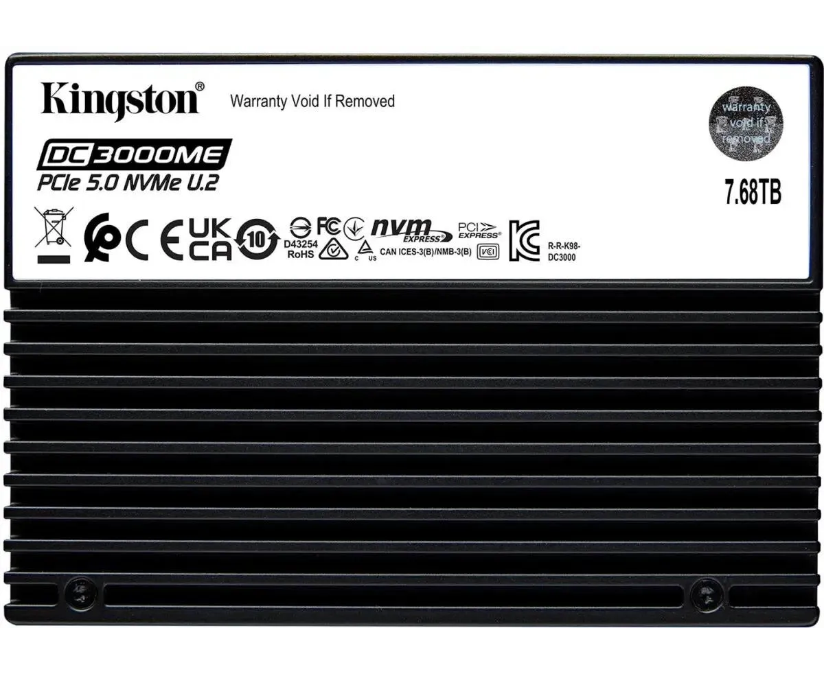 SSD Kingston SEDC3000 ME/7 T6 PC Ie 5.0 x4 7.68 TB 2.5" 1825 DWPD