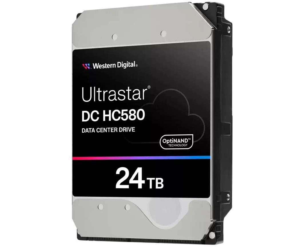 HDD WD Ultrastar DC HC580 WUH722424 AL5204 SAS Server 24 Tb 7200 12 Gb/s 512 MB 1 year warranty