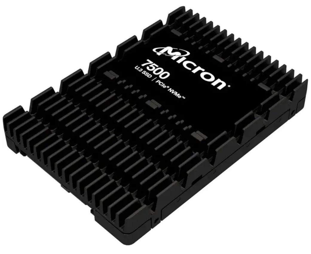 SSD MICRON 7500 Max MTFDKCC6 T4 TGQ-1 BK1 JABYY PCIE 6.4 TB U.3 NV Me 7000/5900 3 DWPD