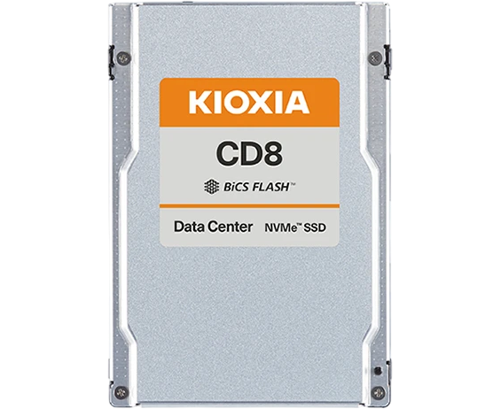 SSD KIOXIA CD8-V KCD81 VUG3 T20 2,5"(SFF/U.2), 3200 GB (3.2 TB), NV Me 1.4/PC Ie 4.0 1x4, R7200/W3800 MB/s, IOPS(R4 K) 1250 K/340 K