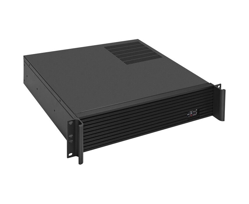 Корпус Exegate Pro 2 U350-03 EX279691 RUS RM 19", высота 2 U, глубина 350, без БП, USB