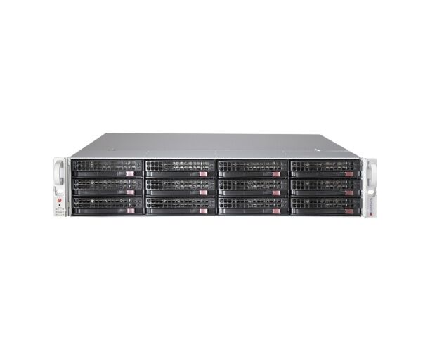 Корпус Supermicro (CSE-826 BE1 C-R920 LPB) 2 U, MB E-ATX 13.68x13, ATX 12x13, 12x10, 12x3.5 hot swap SAS3/SATA, SAS3 12 Gbps single-expander backpla