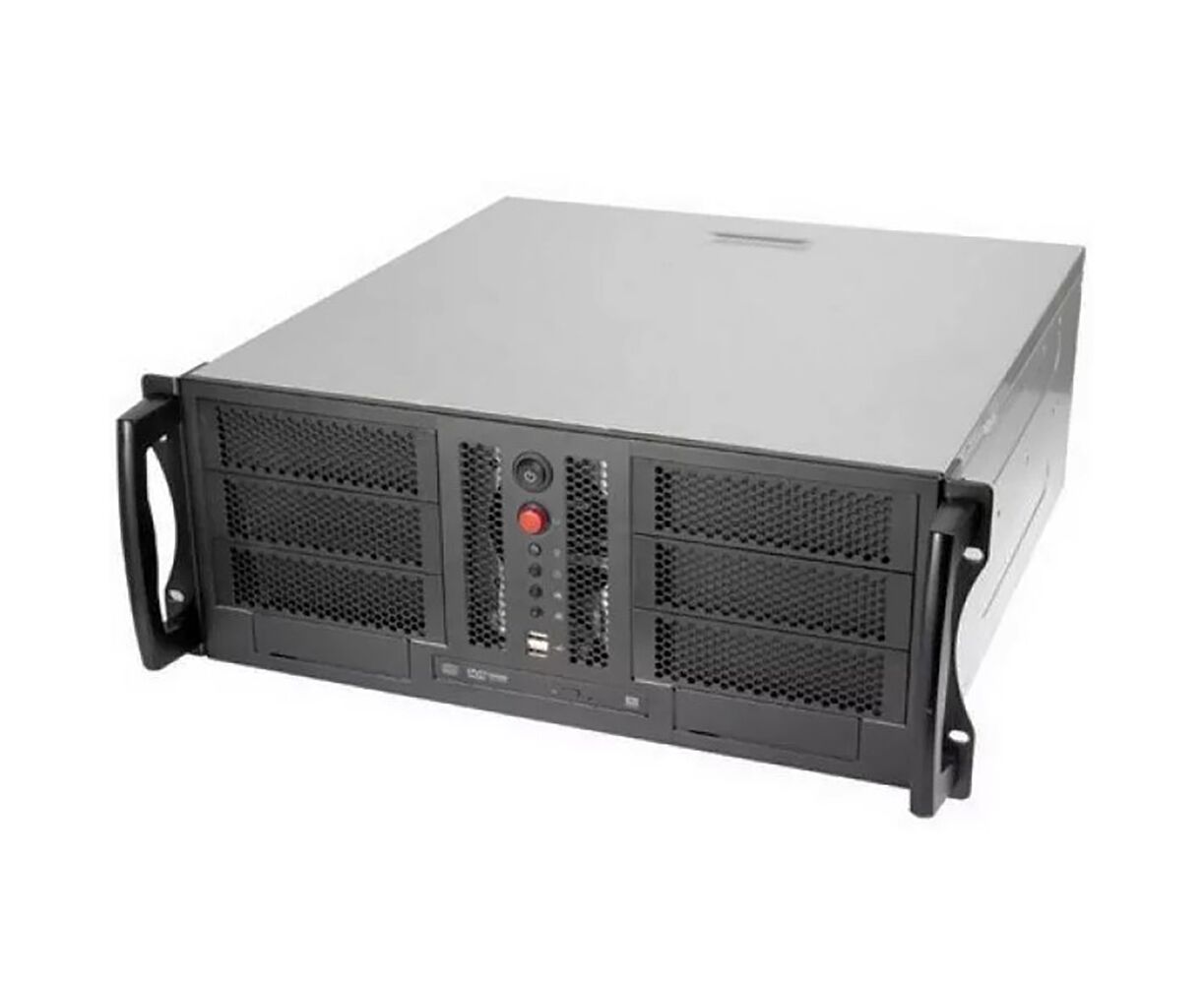 Корпус Chenbro RM42300-F2-U3 (RM42300 H11*13720) 4 U 12*10.5" M/B,5.25"Bay*3+3.5""Bay*5,12 CM FAN,17.5",BK CC1012,USB3.