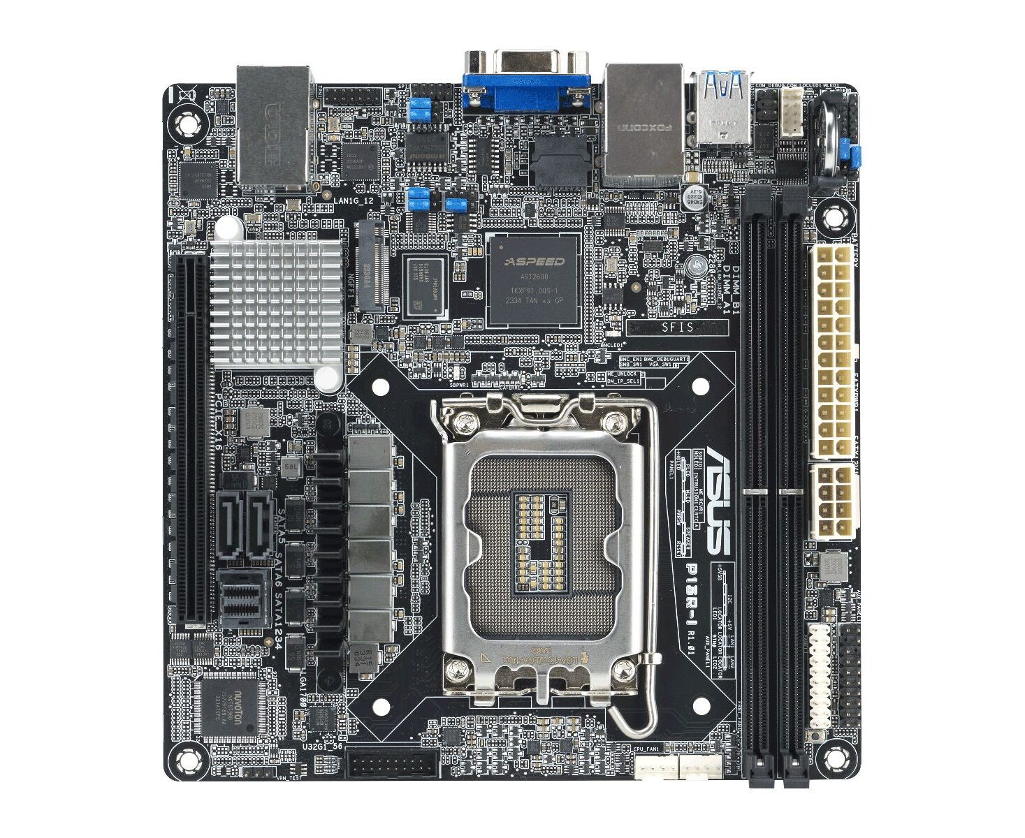 Материнская плата ASUS P13 R-I (90 SB0 CR0-M0 UAY0) /Intel Xeon,C262,MITX,2 DIMM,ASMB11