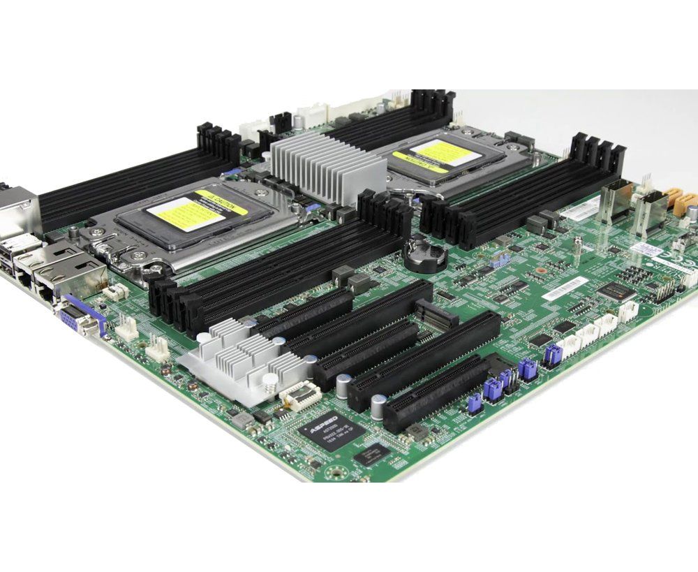 Supermicro Motherboard MBD-H11 DSI-NT 2x AMD EPYC, System on Chip, 16x DDR4, 2x RJ45 10 G Base-T, 1x RJ45 IPMI, 10x SATA3 (6 Gbps), 2x SATA DOM power connectors