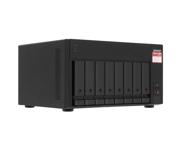 Сетевое хранилище NAS Qnap TS-873 A-8 G 8-bay настольный Ryzen V1500 B