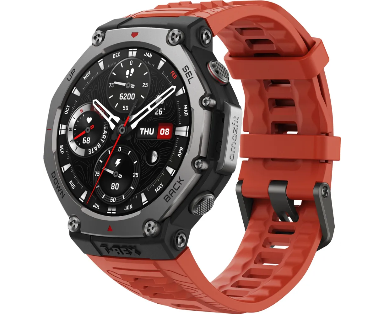 Смарт-часы Amazfit A2323 (T-Rex 3) Lava Red (красный)