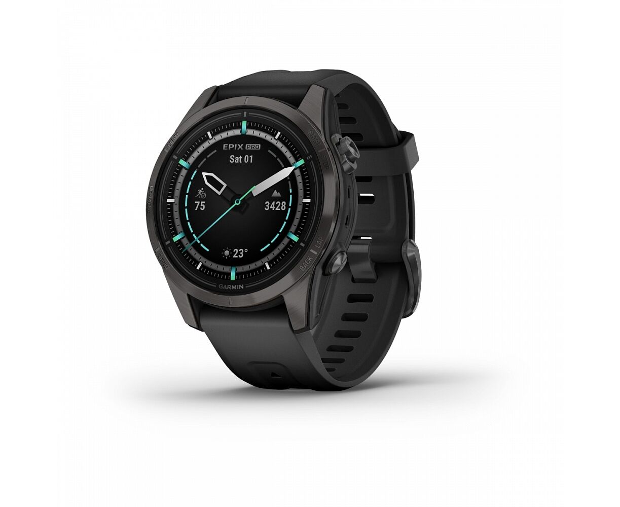 Smart-часы Garmin Epix Pro Gen 2 Sapphire, 30.4мм, 1.2" 010-02802-15 черный/черный