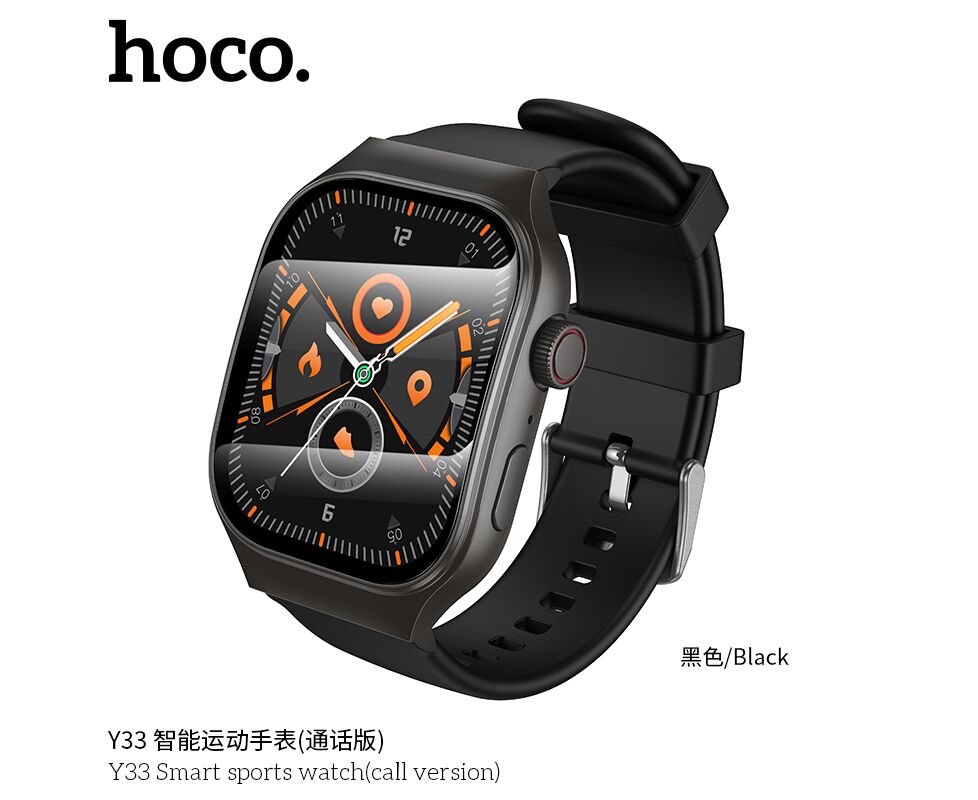 Смарт-часы HOCO Y33 Smart sports watch(call version) (черный)