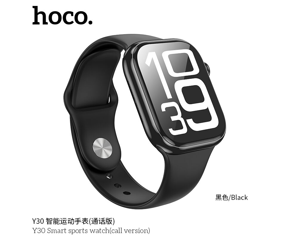Смарт-часы HOCO Y30 Smart sports watch(call version) (черный)
