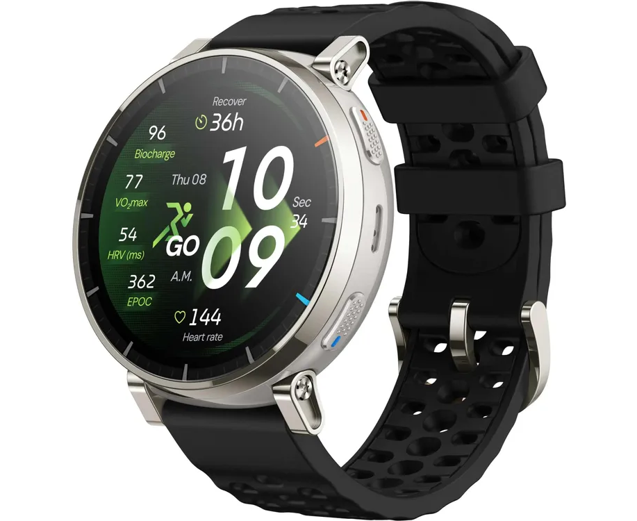 Smart-часы AMAZFIT Active 3 Premium A2559, 1.32" серебристый
