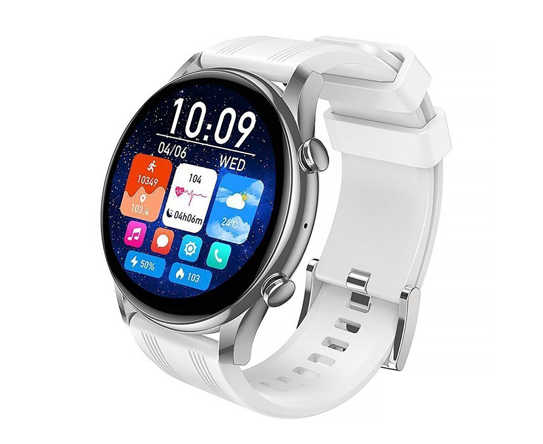 Смарт-часы Hoco Y38 AMOLED (call version) (silver) (243901)
