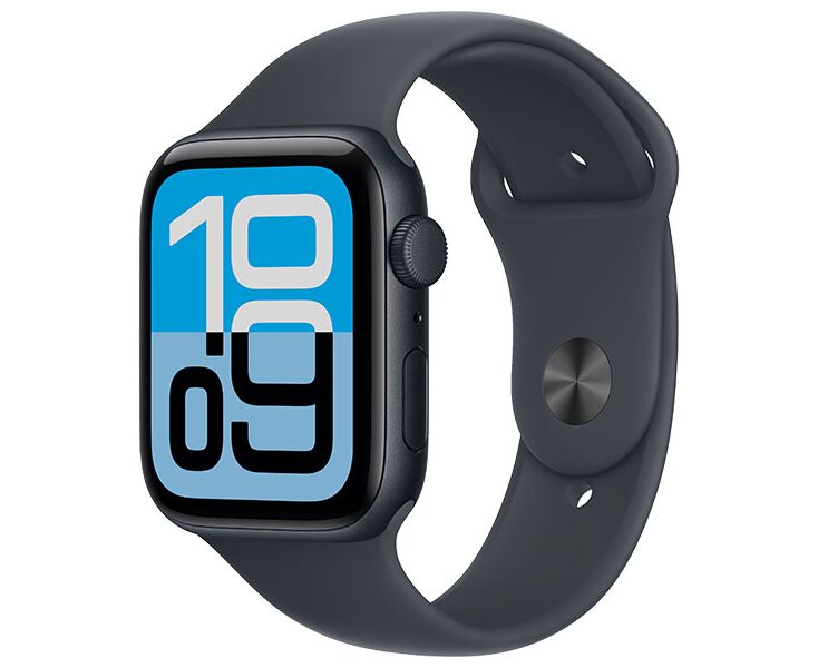 Smart-часы Apple Watch SE 3 2025, 44мм темная ночь/темная ночь (MEHQ4 LW/A)