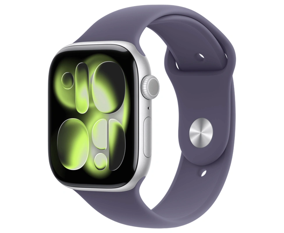 Smart-часы Apple Watch Series 11, 46мм фиолетовый/серебристый (MEV94 LW/A)